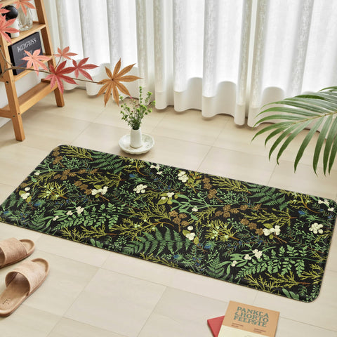 Keensoft waterproof PVC kitchen mat with textured surface protects floors from spills