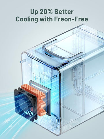 KEENSTAR thermoelectric design combines energy efficiency with reliable temperature control.