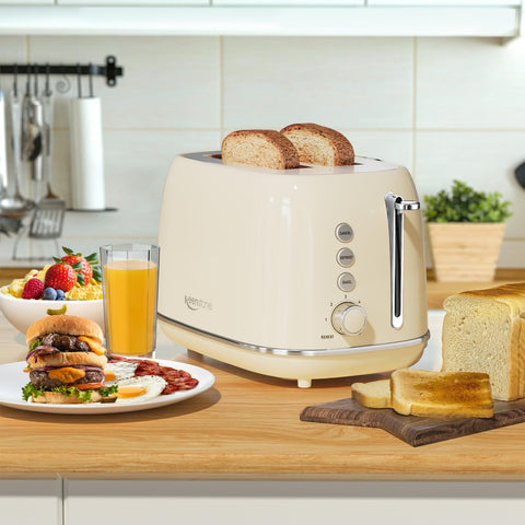 Stainless steel housing conveys durability and modern kitchen appeal.