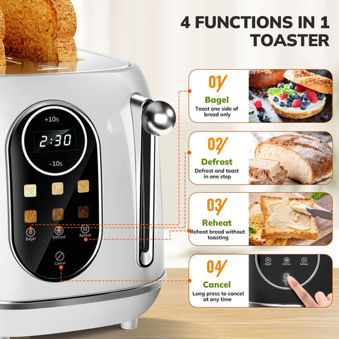 Keenstone reheat function demonstration for revived toast