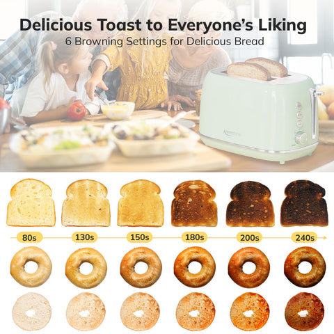 Keenstone bagel function for evenly toasted bagels