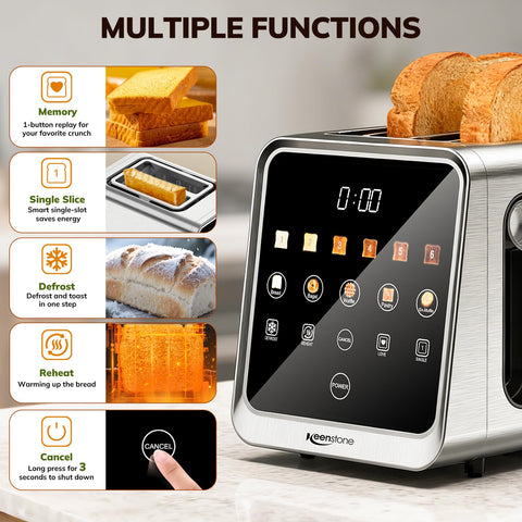Keenstone Toaster BreadID presets simplify choosing correct settings.