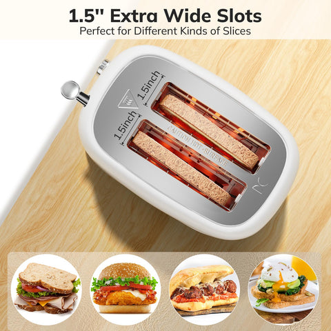 Keenstone toaster defrost mode softens frozen bread before toasting