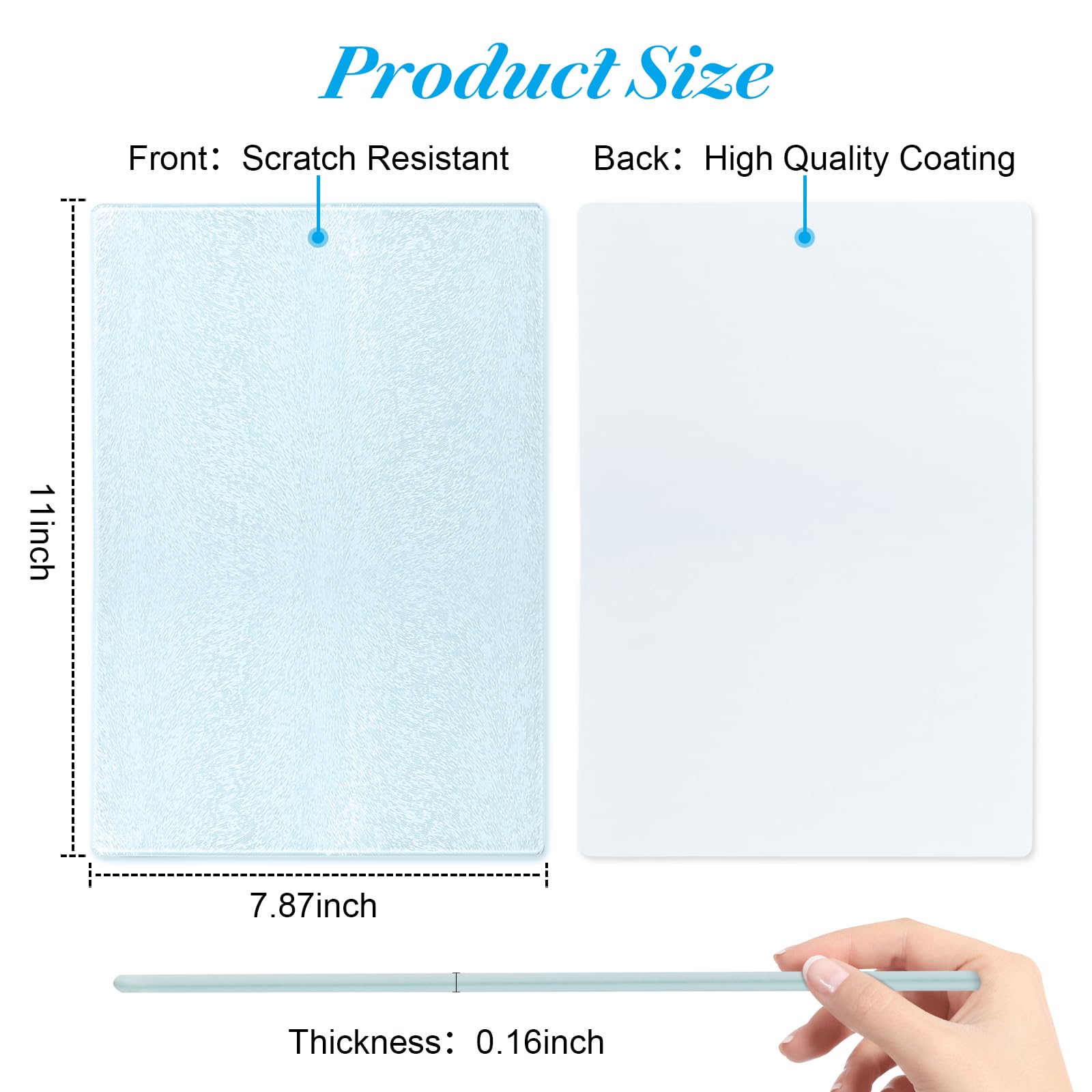 Keepwaters textured tempered-glass cutting board highlights durable, heat-ready surface.