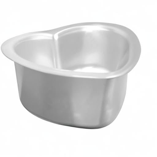 Kefyixc heart shaped pan after use with simple hand wash care