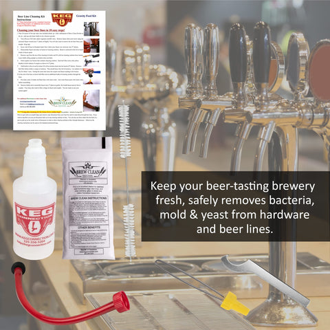 Kegconnection CMBecker faucet adapter included for faucet compatibility.