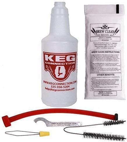 Kegconnection beer line cleaning kit ensures long-term usability.
