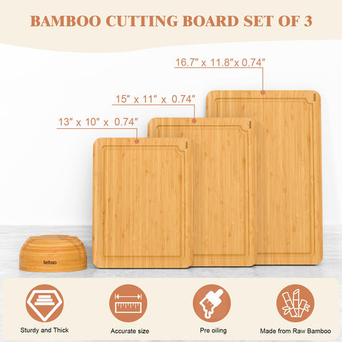 KEGDAN bamboo cutting board small for quick, precise slicing.