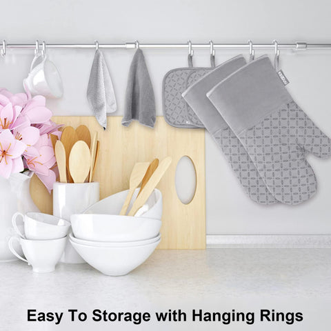 KEGOUU potholders 7x7in offering heat protection and easy reach