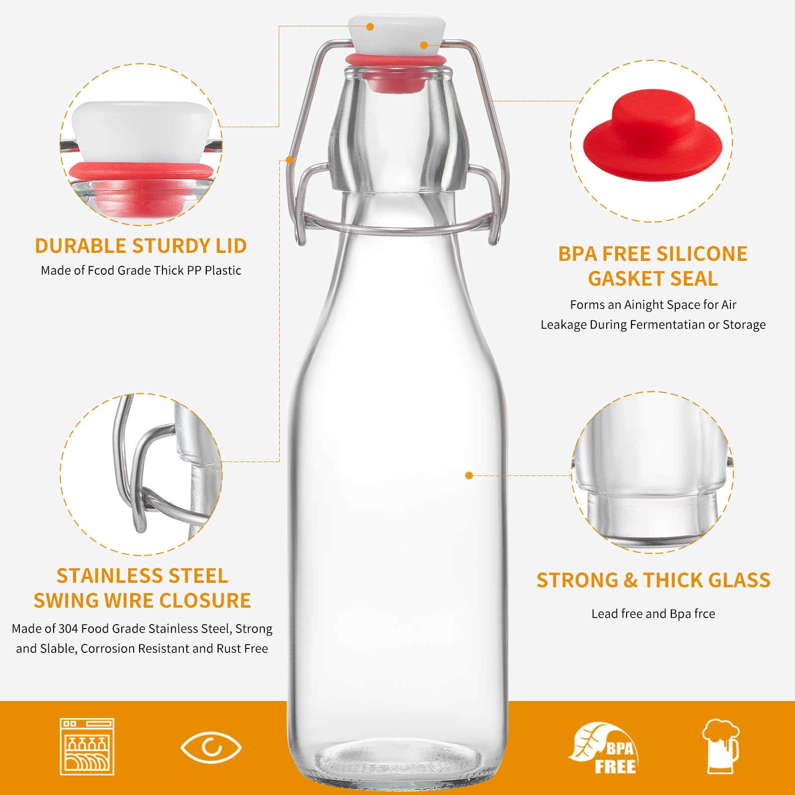 Keigocare bottle pourers for smooth, controlled pouring