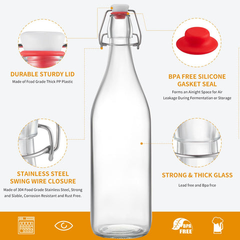 Keigocare bottle pourers for smooth, mess-free dispensing.