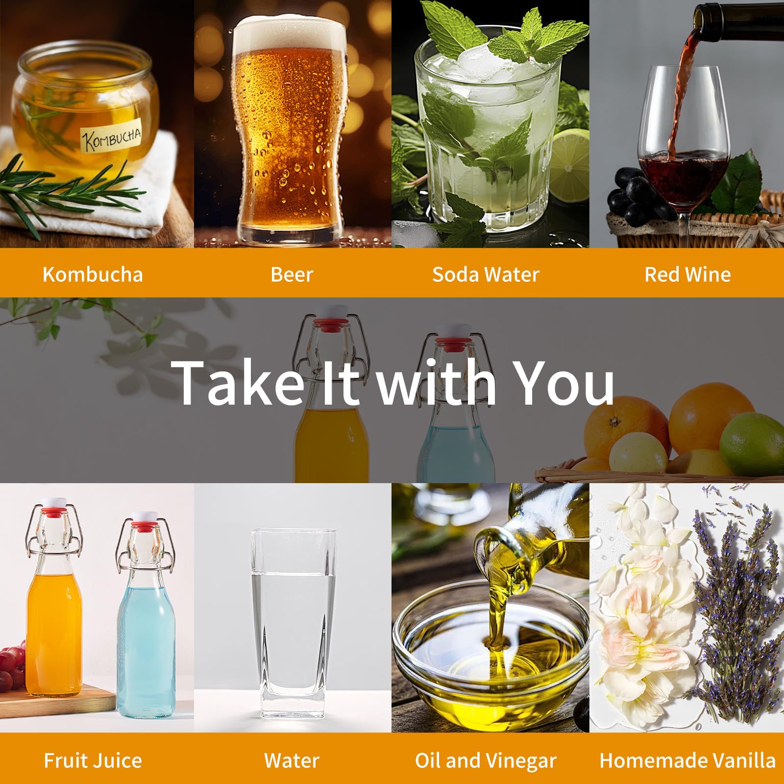 Keigocare leak-proof cap stopper for secure two-fermentation bottles
