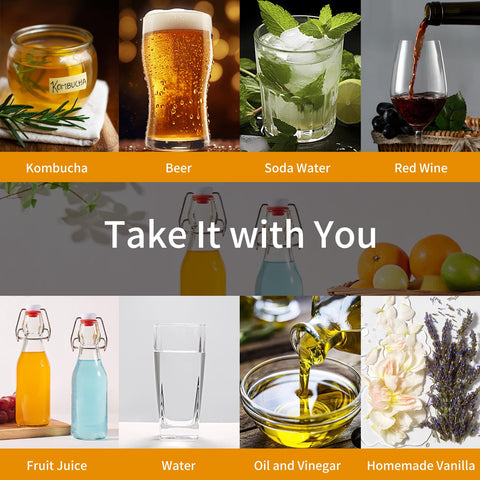 Keigocare leak-proof cap stopper for secure two-fermentation bottles