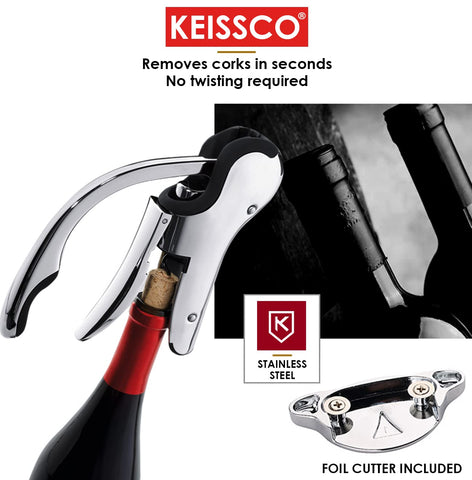 KEISSCO 304 stainless steel construction for durability and shine