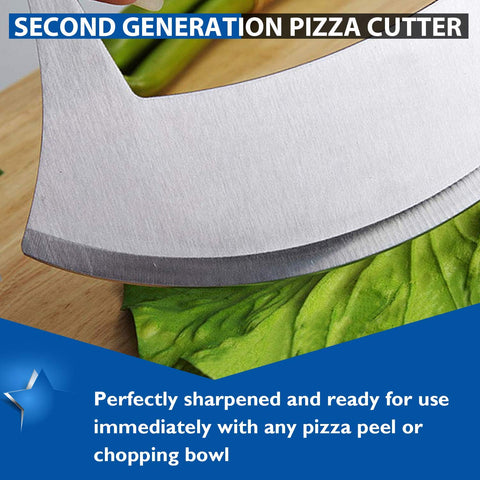 KEISSCO knife holder keeps the ulu knife safely within reach on the counter