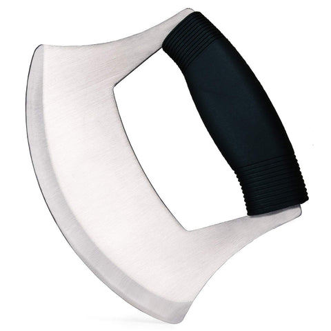 KEISSCO pizza cutter stainless steel for quick, clean slices on pizzas and flatbreads
