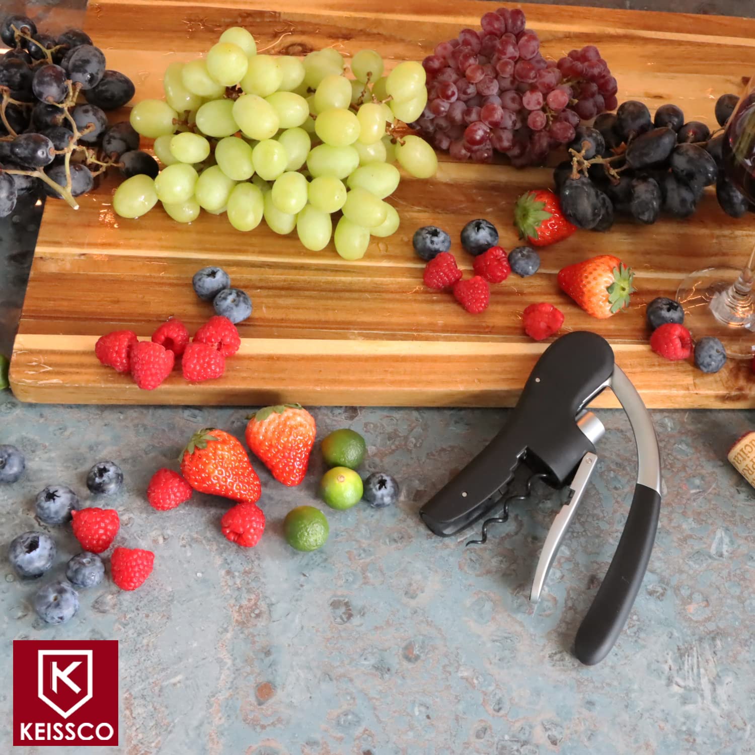 KEISSCO sleek metal construction for durability in the kitchen