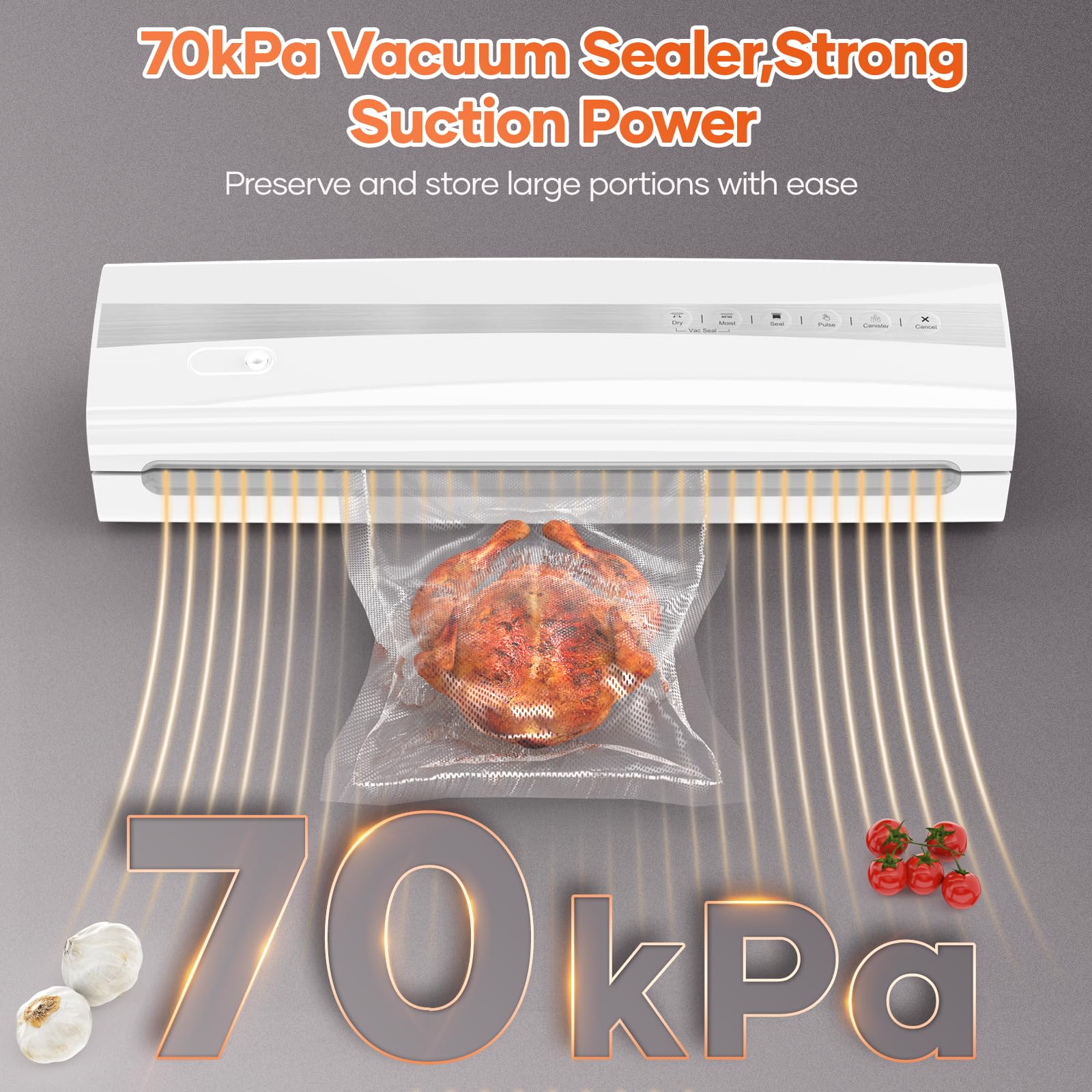 Kejector starter kit with long roll and bag cutter for custom bags