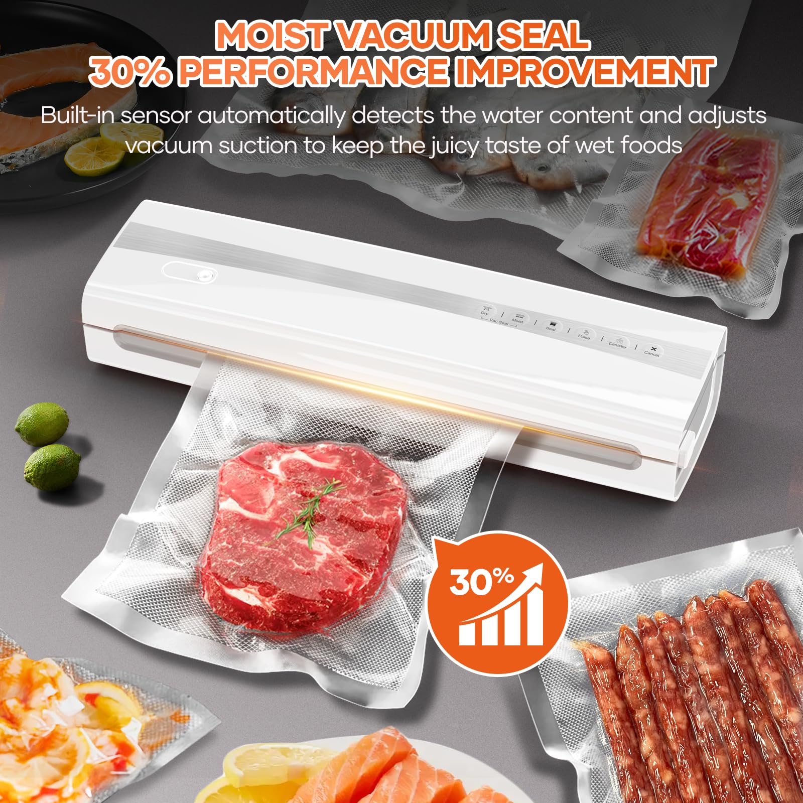 Kejector vacuum tube offers canister compatibility for jars and sous vide.