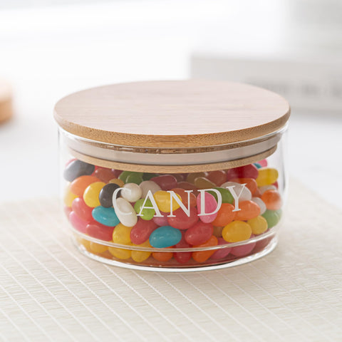 KEKEHOME dessert table display using a glass candy dish as centerpiece