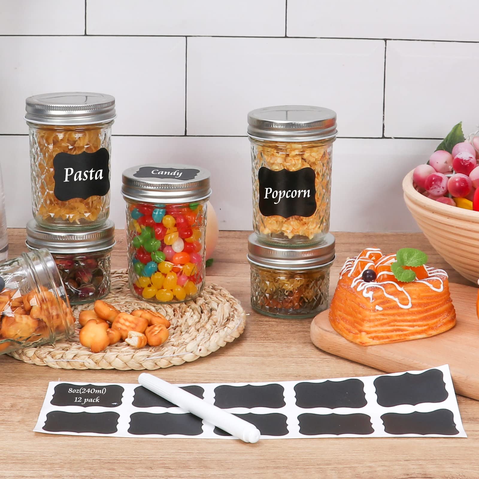 Keketin chalk marker and labels included for easy product labeling.