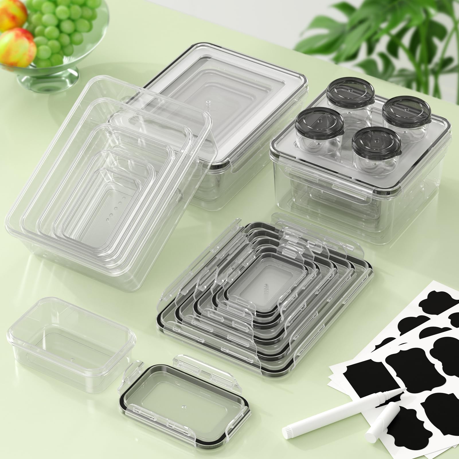KEMETHY containers are microwave- and dishwasher-safe for easy cleaning.