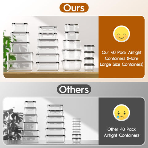 KEMETHY BPA-free polypropylene ensures safe refrigeration and heating.