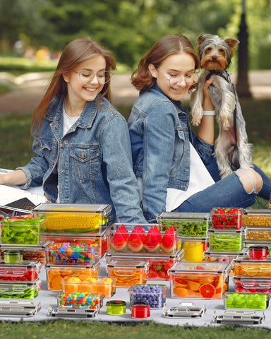 KEMETHY microwave-safe containers ideal for reheating meals.