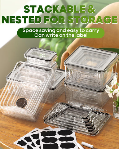 KEMETHY included labels and marker for date-stamping meals.