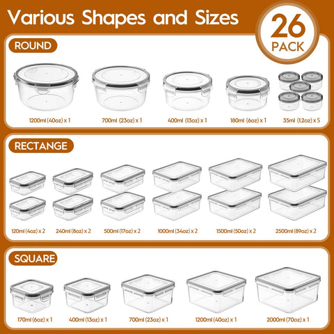 KEMETHY lids display silicone seals for leak-proof freshness.
