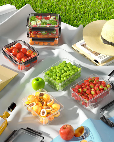 KEMETHY 7-cup set ideal for lunch, picnics, and on-the-go storage.