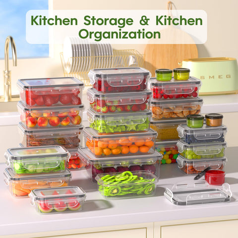 KEMETHY rectangular containers designed for nesting
