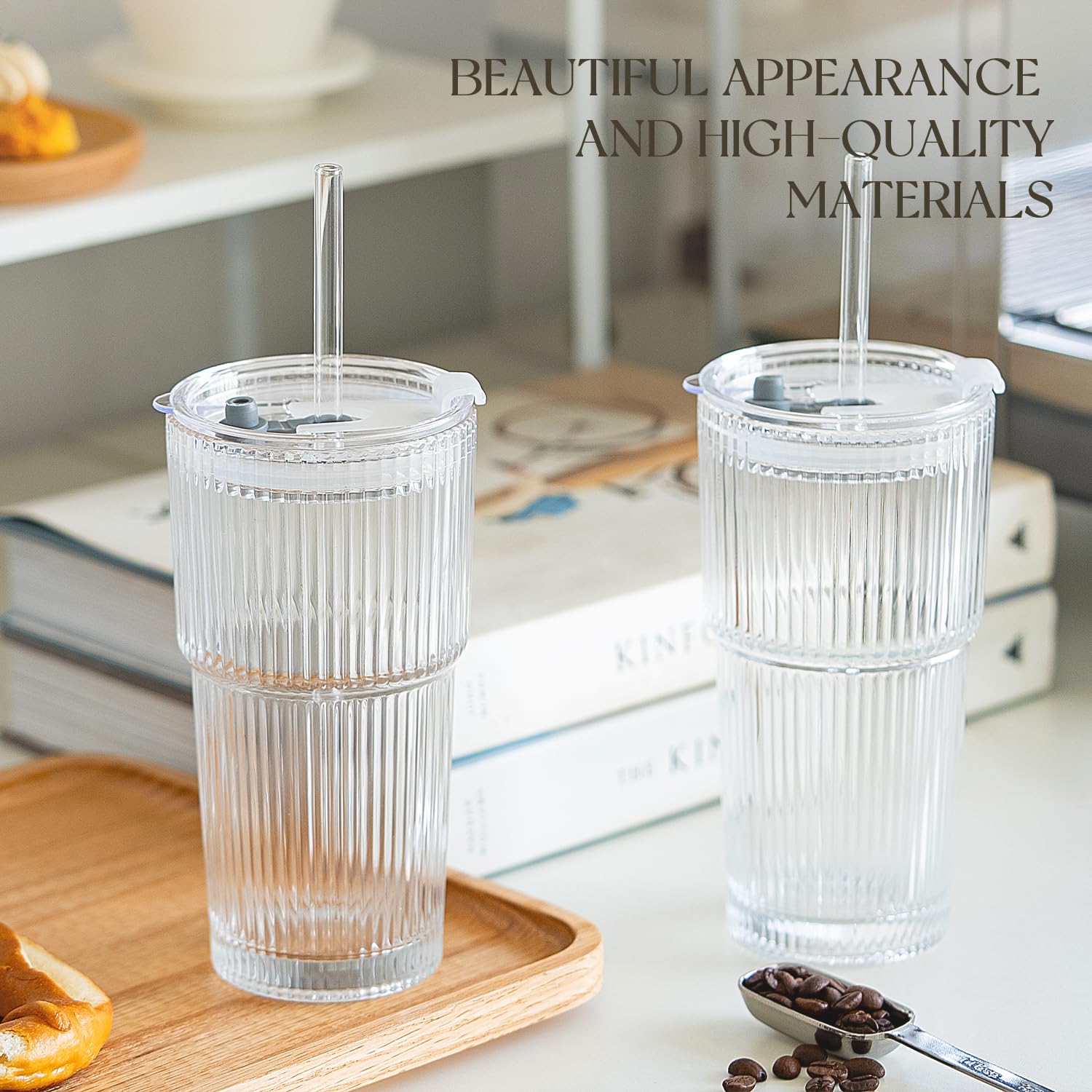 KEMORELA heat-resistant glass for hot and cold beverages without odors