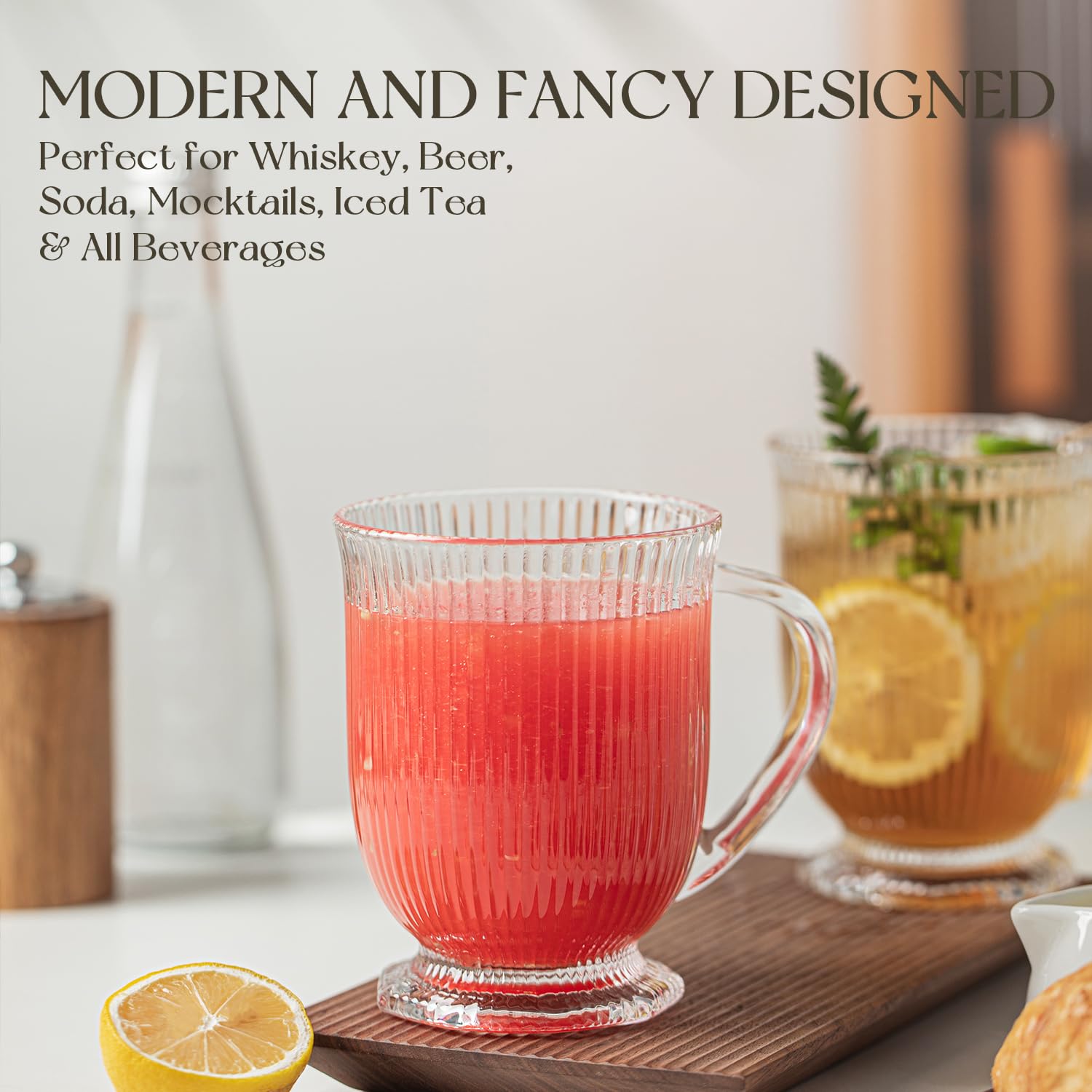 KEMORELA microwave and dishwasher safe mug for easy cleanup.