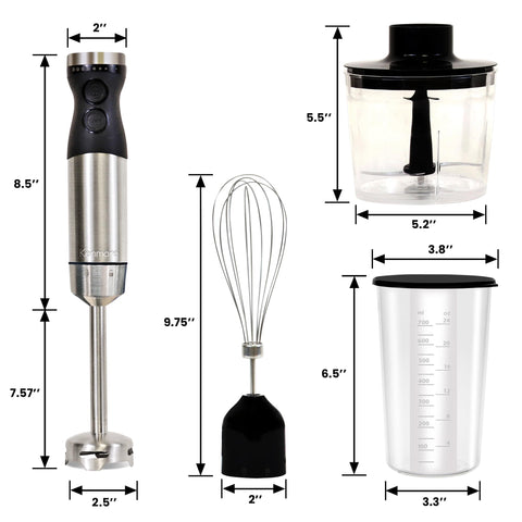 Kenmore immersion blender beaker included for precise measuring and blending