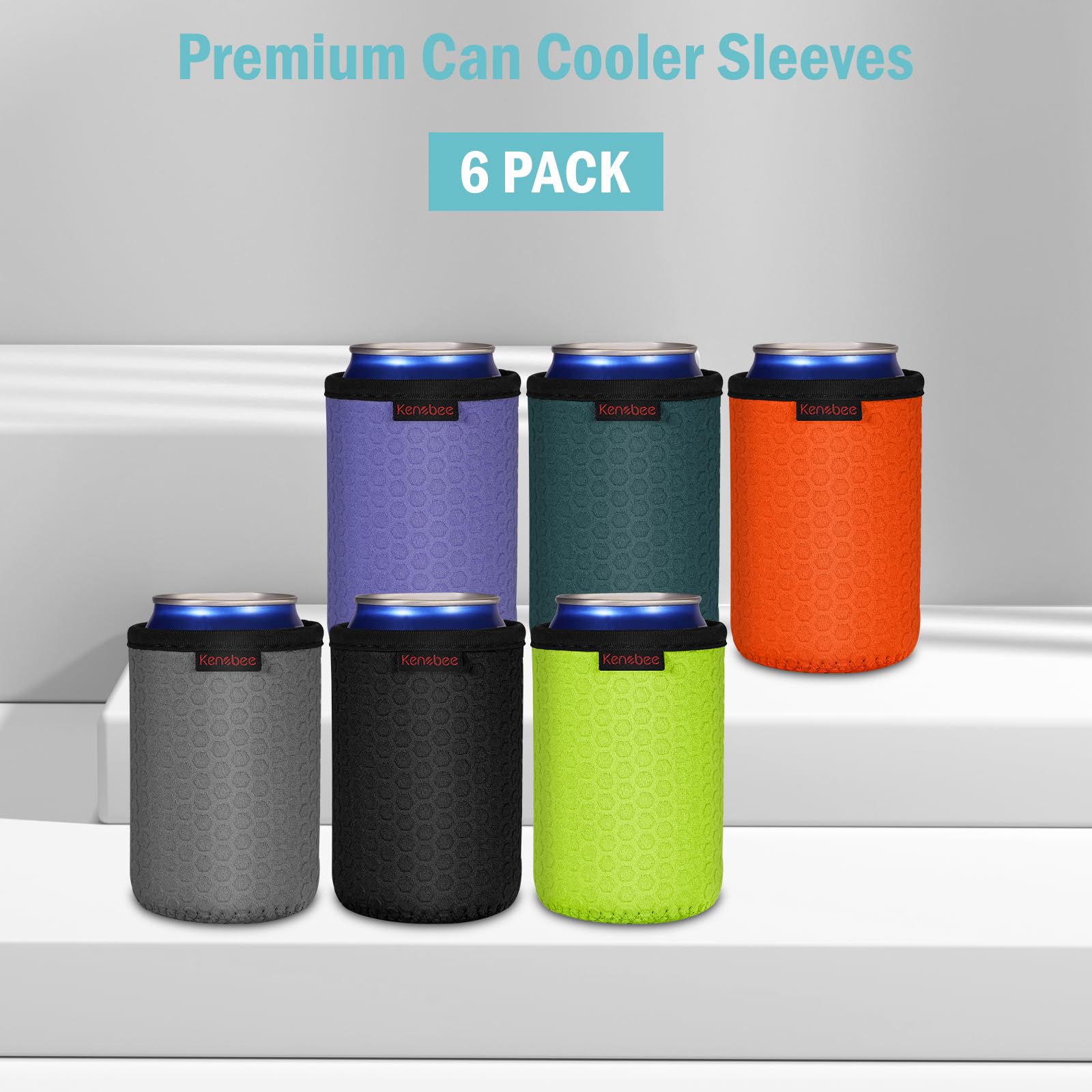 KENOBEE insulated sleeve protects beverage temperature and reduces condensation.