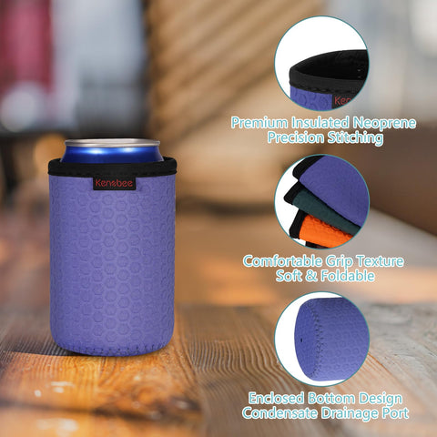KENOBEE neoprene sleeve with honeycomb grip prevents slips.