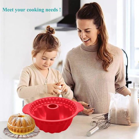 Kenond oven microwave dishwasher safe silicone pan suitable for versatile cooking.