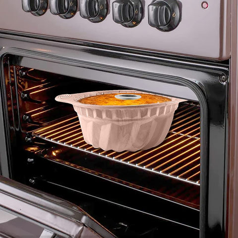 Kenond pink 9.5 inch pan ideal for cakes, jellies, and bread creations.