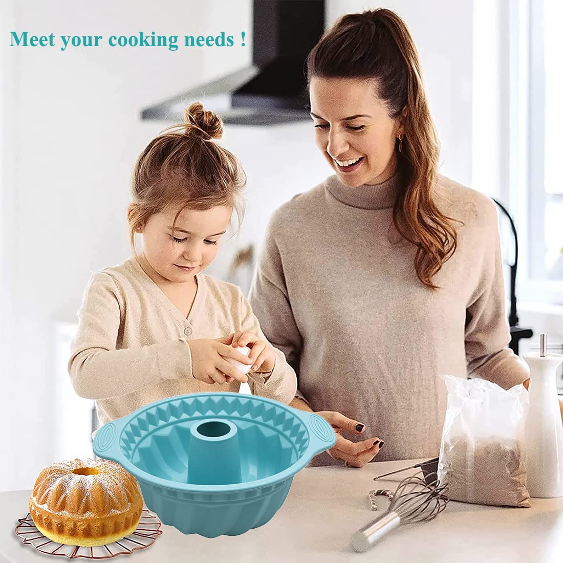Kenond blue pan suitable for jelly and bread.