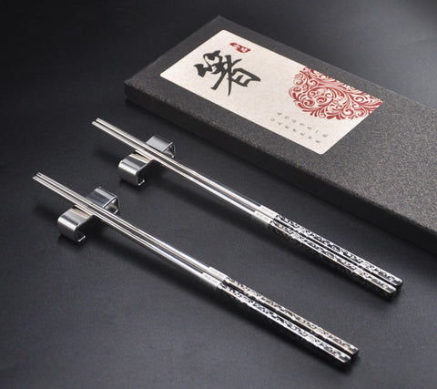 Kenpal non-slip cross textured tip provides secure grip for rice and noodles.