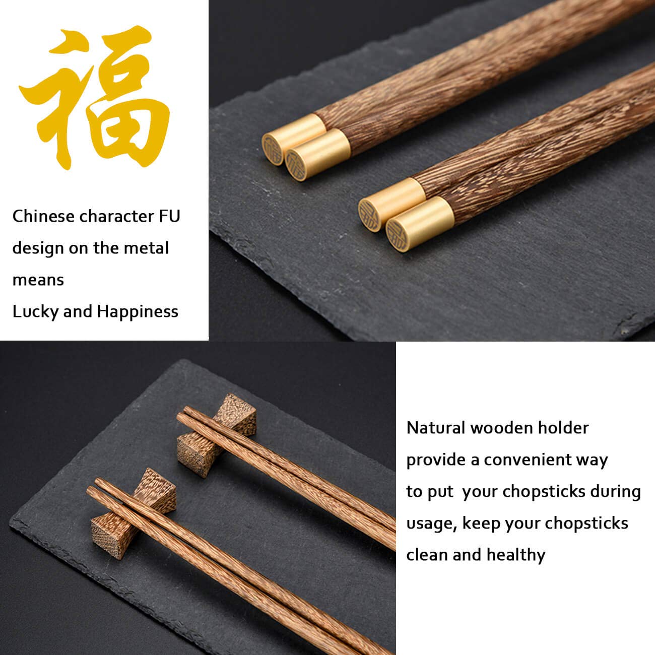 Kenpal wood grain with Fu design adds lucky charm to everyday Chinese meals.