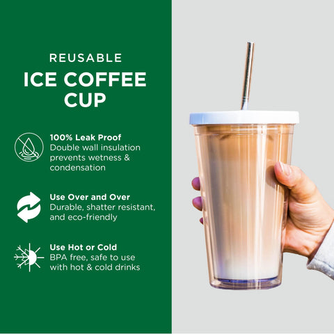 Kensal Home stainless steel and plastic straw set for versatile sipping
