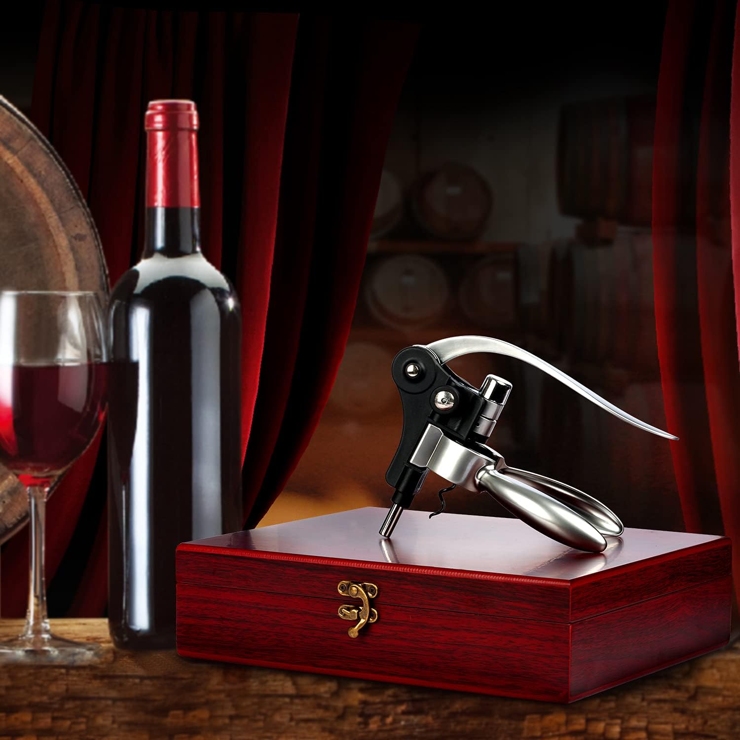 KENSOSO luxurious wooden gift box enhances presentation for occasions.