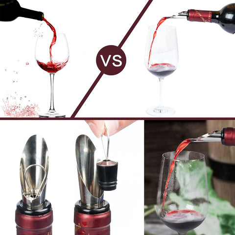 KENSOSO vacuum wine stoppers keep wine fresh after opening.