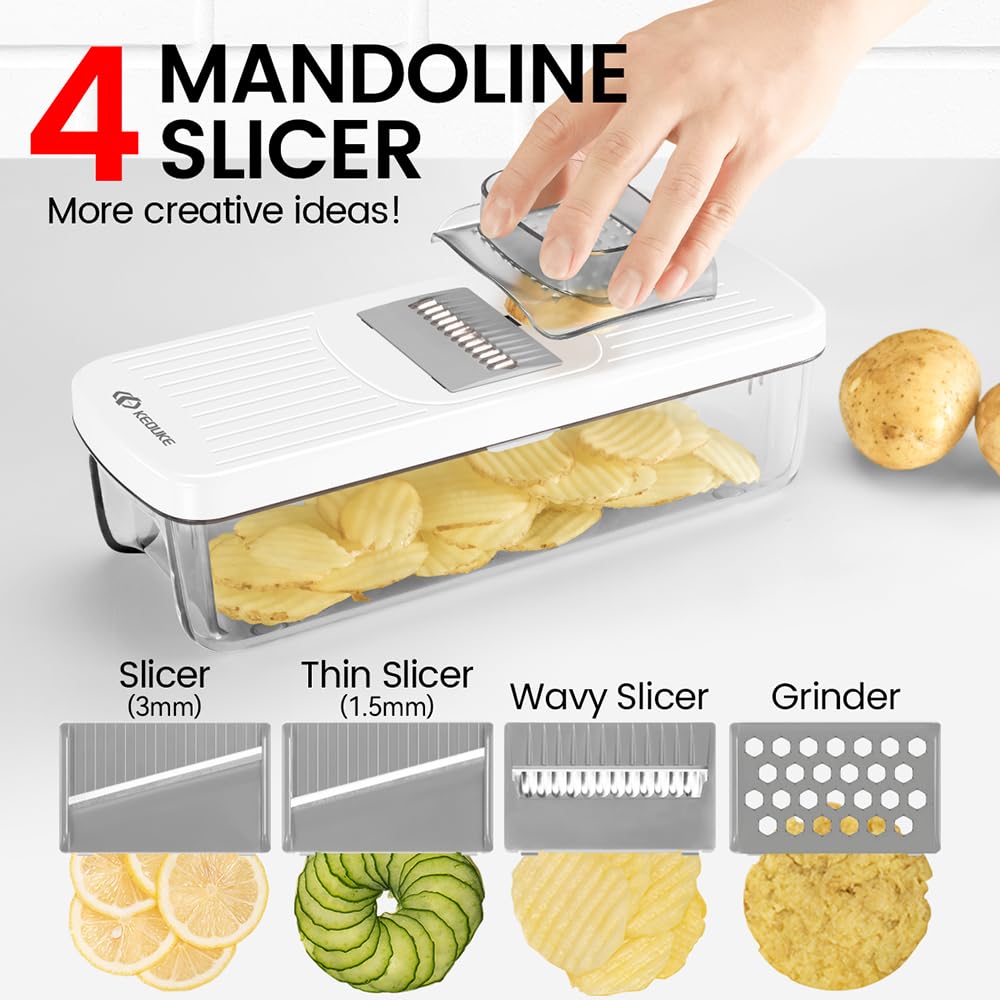 KEOUKE extended cutting surface supports smooth, precise slicing.