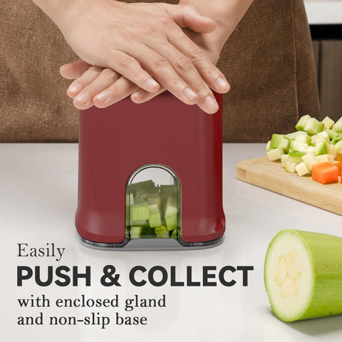 KEOUKE red chopper dicing vegetables for salsa and meals