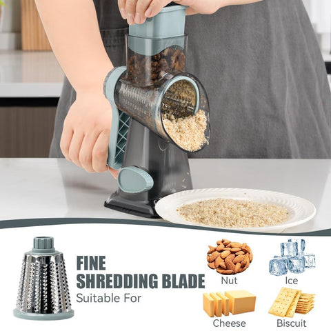 Keouke grater featuring sharp stainless steel blades for durable performance.