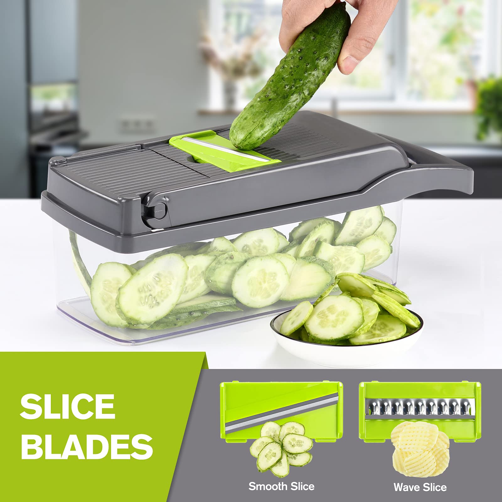 KEOUKE hand guard demonstrates safe handling during chopping