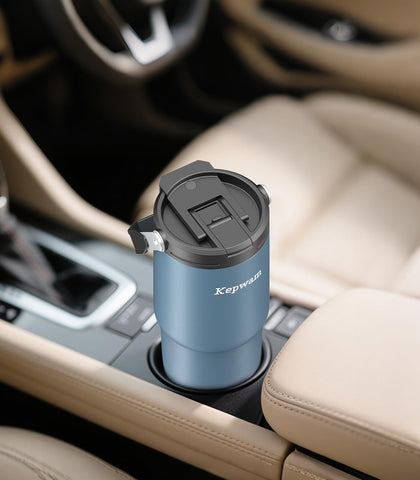 Kepwam BPA-free lid design keeps beverages secure on trips.